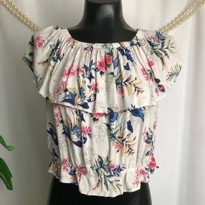 AEO | Floral Crop Top